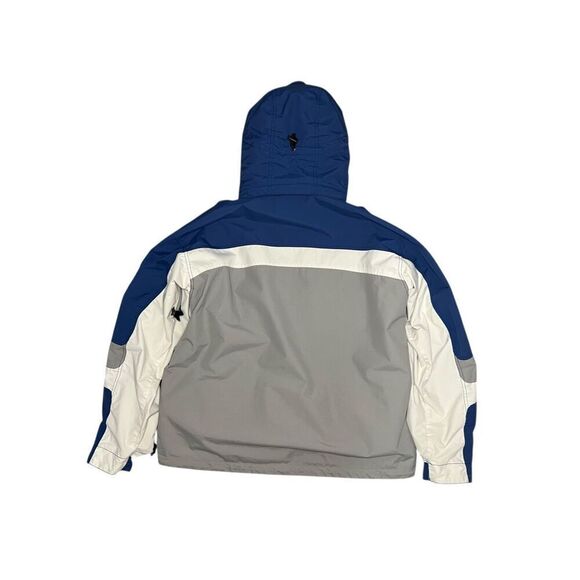 K2 Outerwear Men’s Large Cyclone Skiing Snowboarding Jacket Blue Hooded Zip - Picture 7 of 10